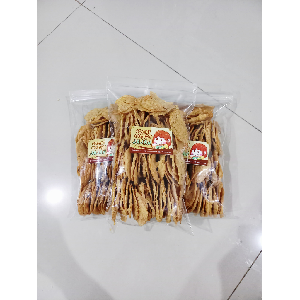 

Snack Repack KERIPIK TEMPE MURNI/PEYEK 250gr