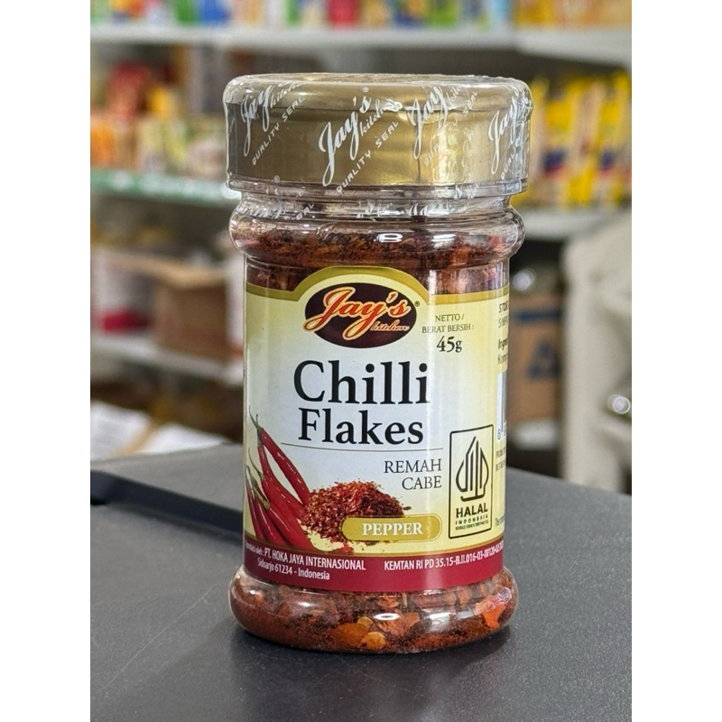 

Jay’s Kitchen Chilli Flakes / remah cabe 45gr