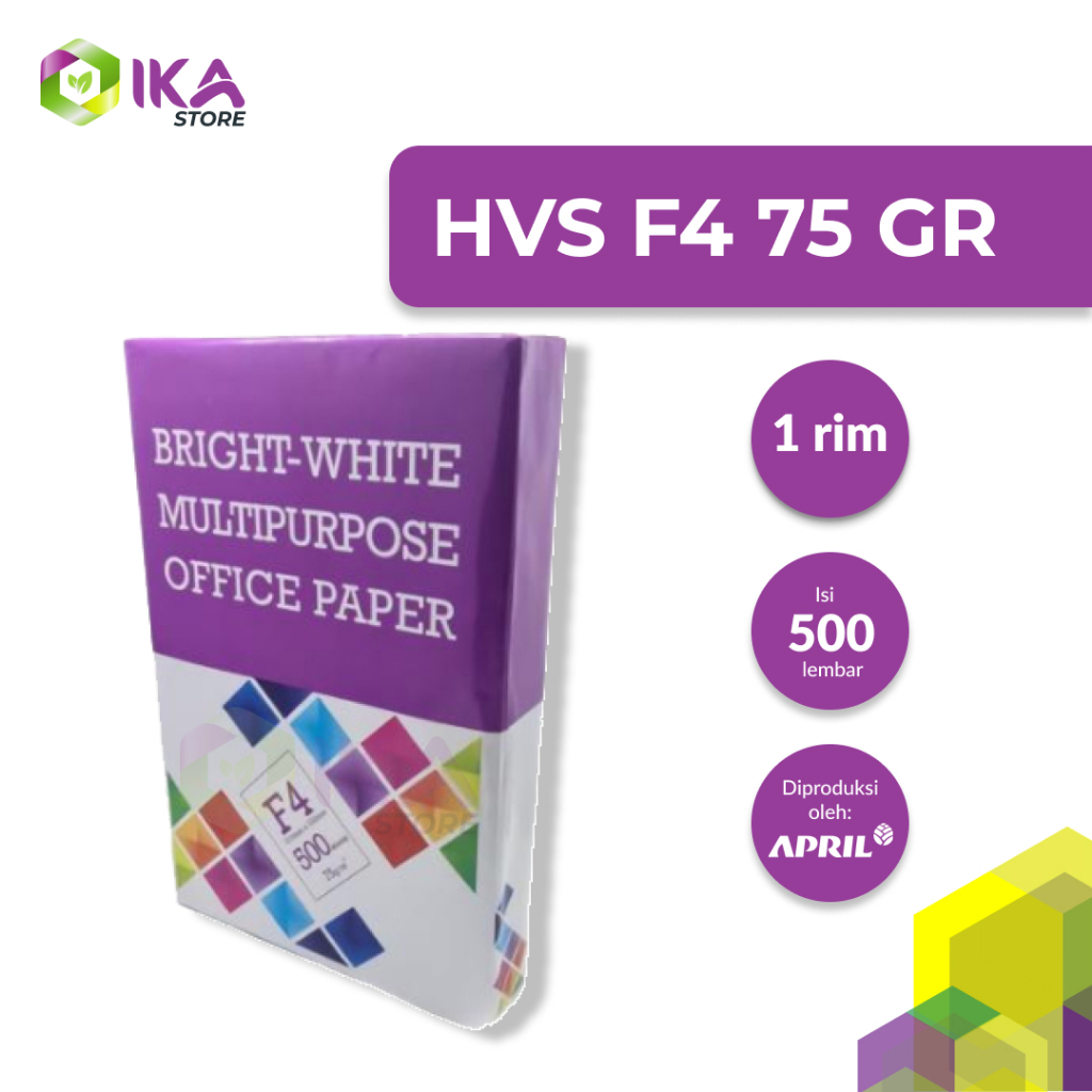 

KERTAS HVS F4 75 GR BRIGHT WHITE MULTI OFFICE PAPER
