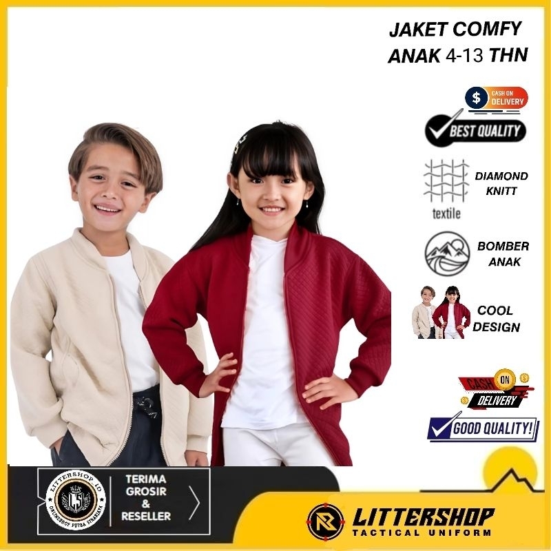 Jaket Comfy Anak laki laki
