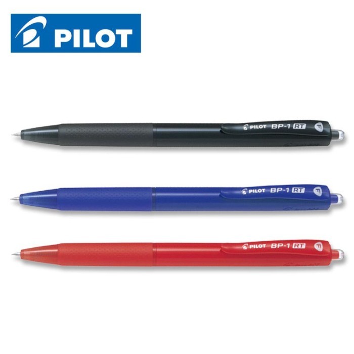 

Ballpoint Pulpen Bolpen Pena PILOT BP-1 RT Fine 0.7 - Hitam Biru Merah 1 Pcs