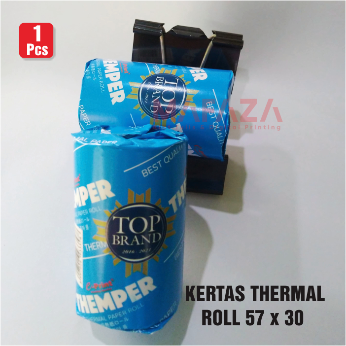 

TAB SHOP - EPRINT KERTAS THERMAL THEMPER ROLL 57 x 30 CORELESS - MESIN CASH REGISTER ATAU KASIR