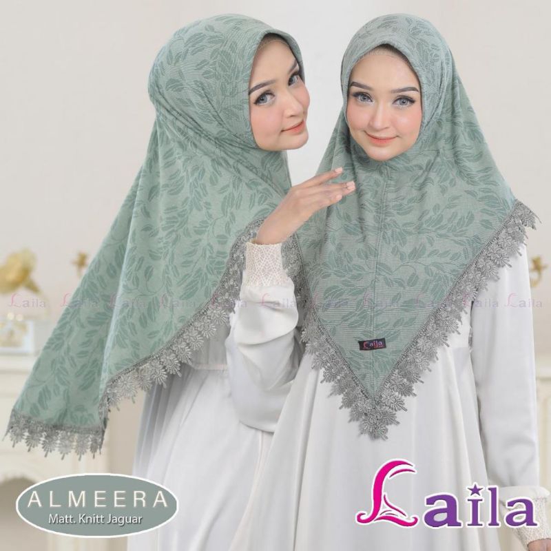 Almeera LAILA HIJAB , matt knit renda