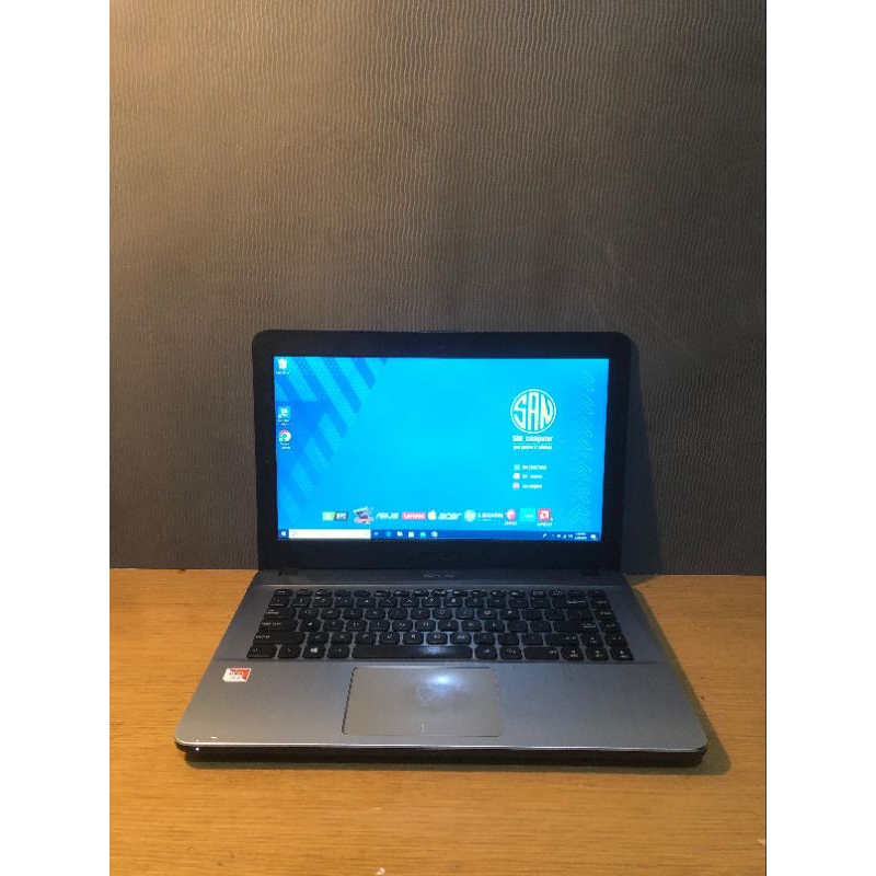 laptop bekas Asus X441BA  AmdA4 ram4GB HDD500Gb murah