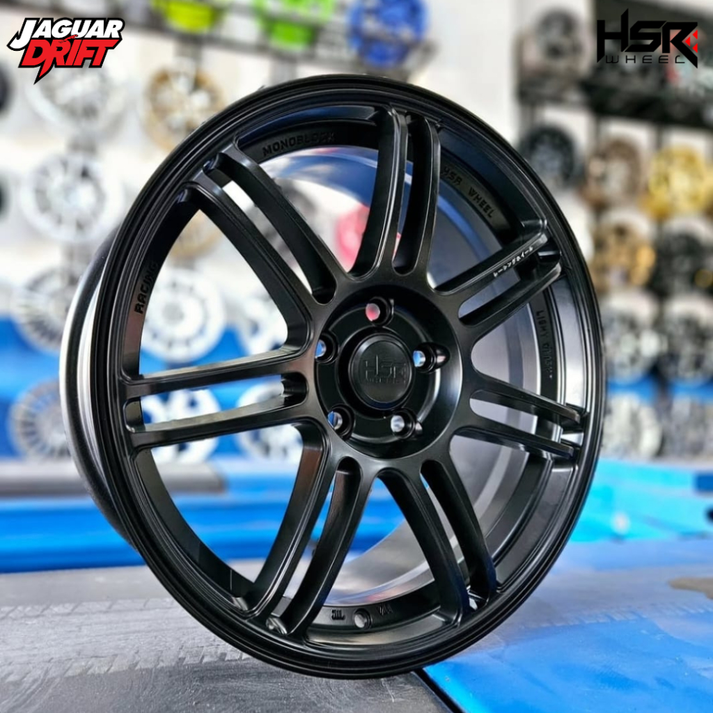 Velg Racing Alphard Ring 18 Rata Fender Peleg Hsr Boon R18 Lebar 8 Rata Pcd 5x114,3 Warna Hitam Dop 
