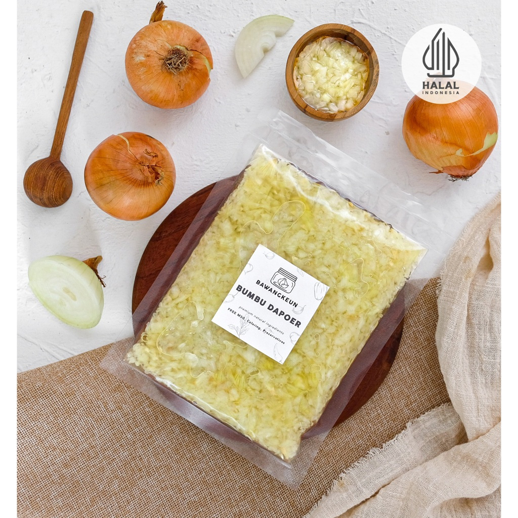 

Refill Bawang Bombay Cincang Dalam Minyak by BAWANGKEUN BUMBU Baceman Bombai Minced Onion in Oil