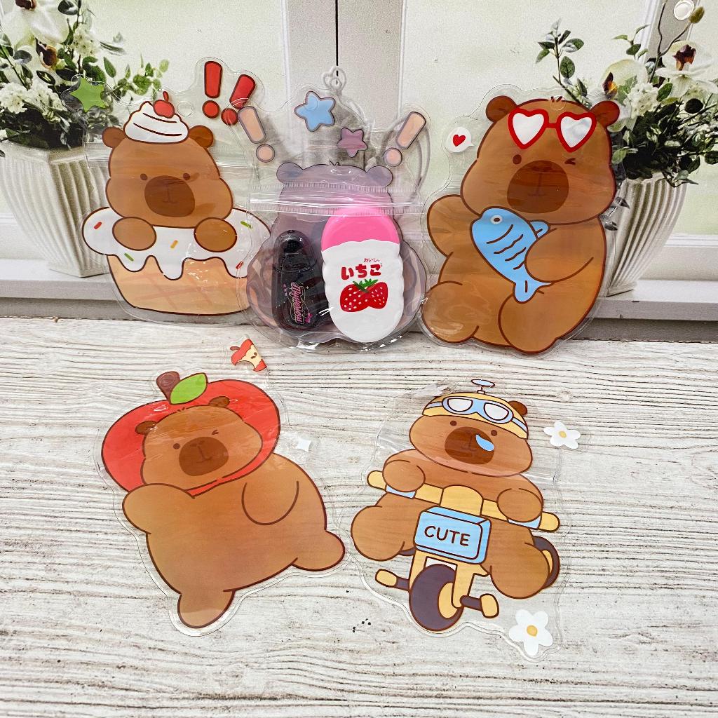 

Pouch Zipper Minuman Capybara KP 1743 - Packaging Plastik Bahan PVC packing Strap Phone gambar Kapibara Cappybara Tempat sovenir bungkus kado viral hadiah ulang tahun acara perayaan