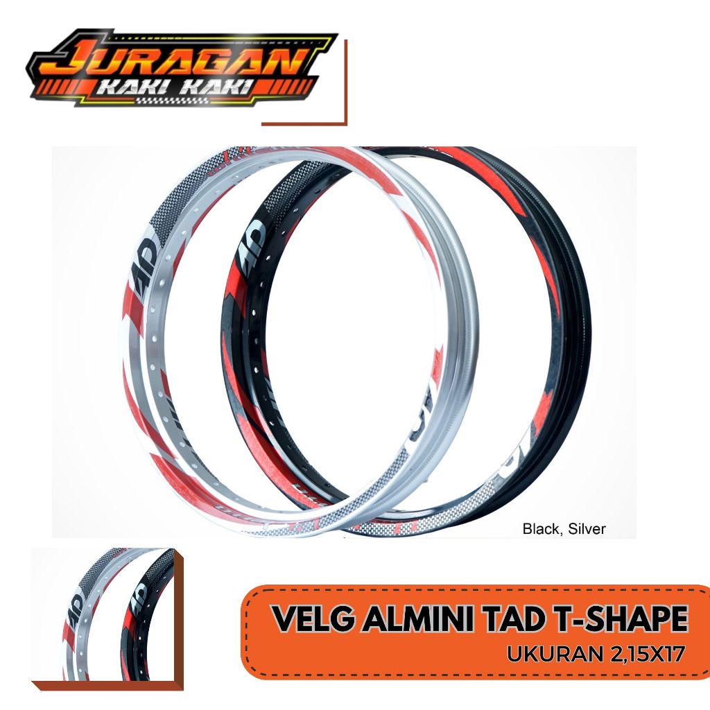 VELG ALMINI TAD T-SHAPE 215-17