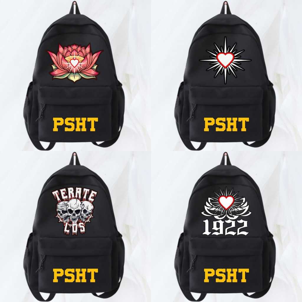 Tas Ransel PSHT Perguruan Silat Setia Hati Series Kanvas Cordura Premium / Backpack Tas Sekolah Kere