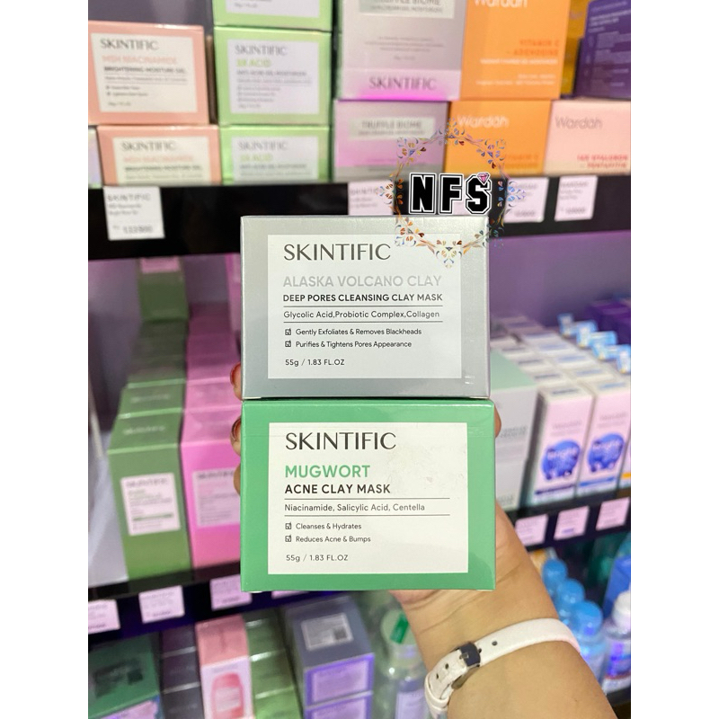 Skintific| Skintific Deep Pores Cleansing Clay Mask| Skintific Acne Clay Mask