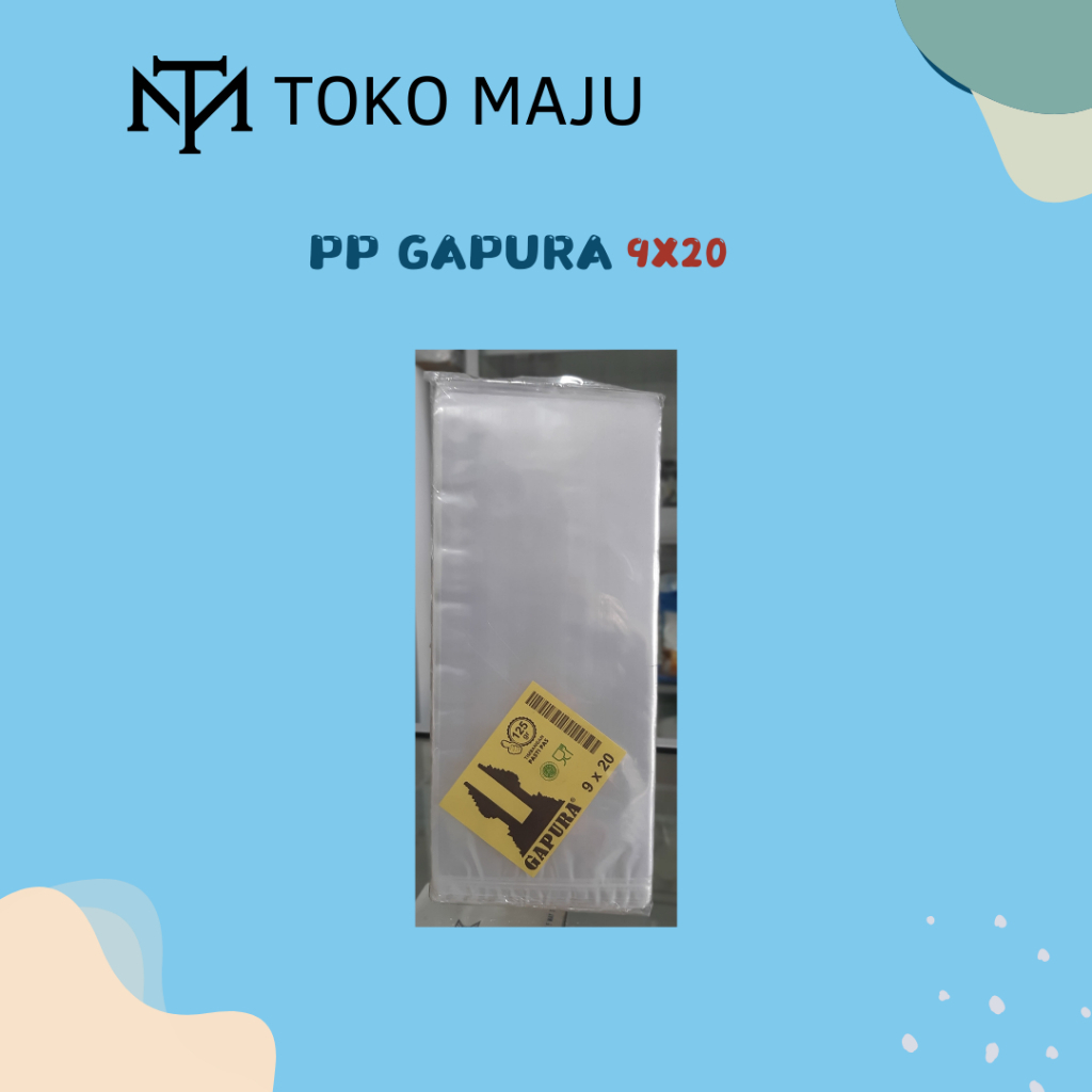 Plastik Bening PP Gapura Berbagai Ukuran / Plastik Bening/ PP Bening / Plastik Bening Wayang/ Plasti