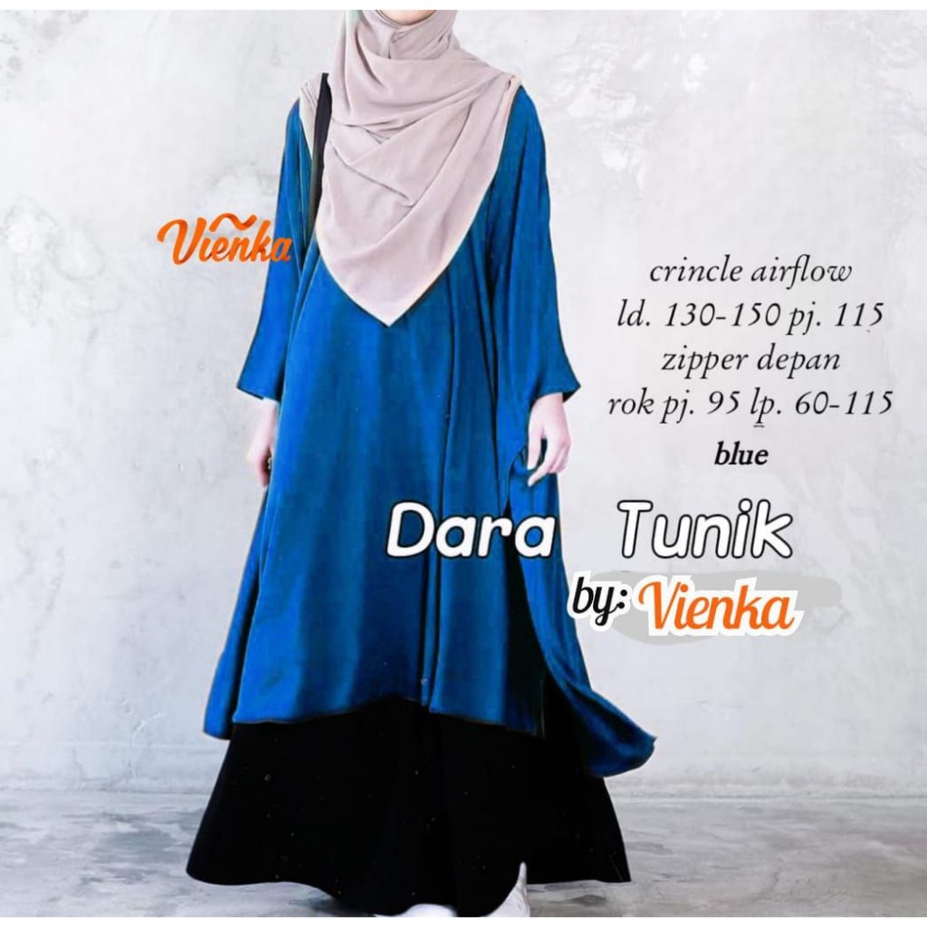 VIENKA DARA | WILLONA TUNIK WANITA JUMBO BIGSIZE PREMIUM POLOS OOTD OUTFIT KEKINIAN