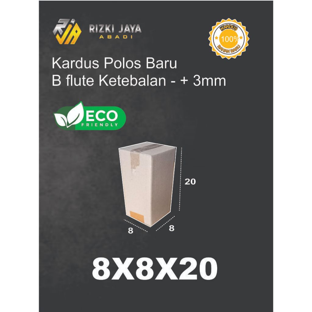 

KARDUS 8X8X20 KARTON BOX PACKAGING