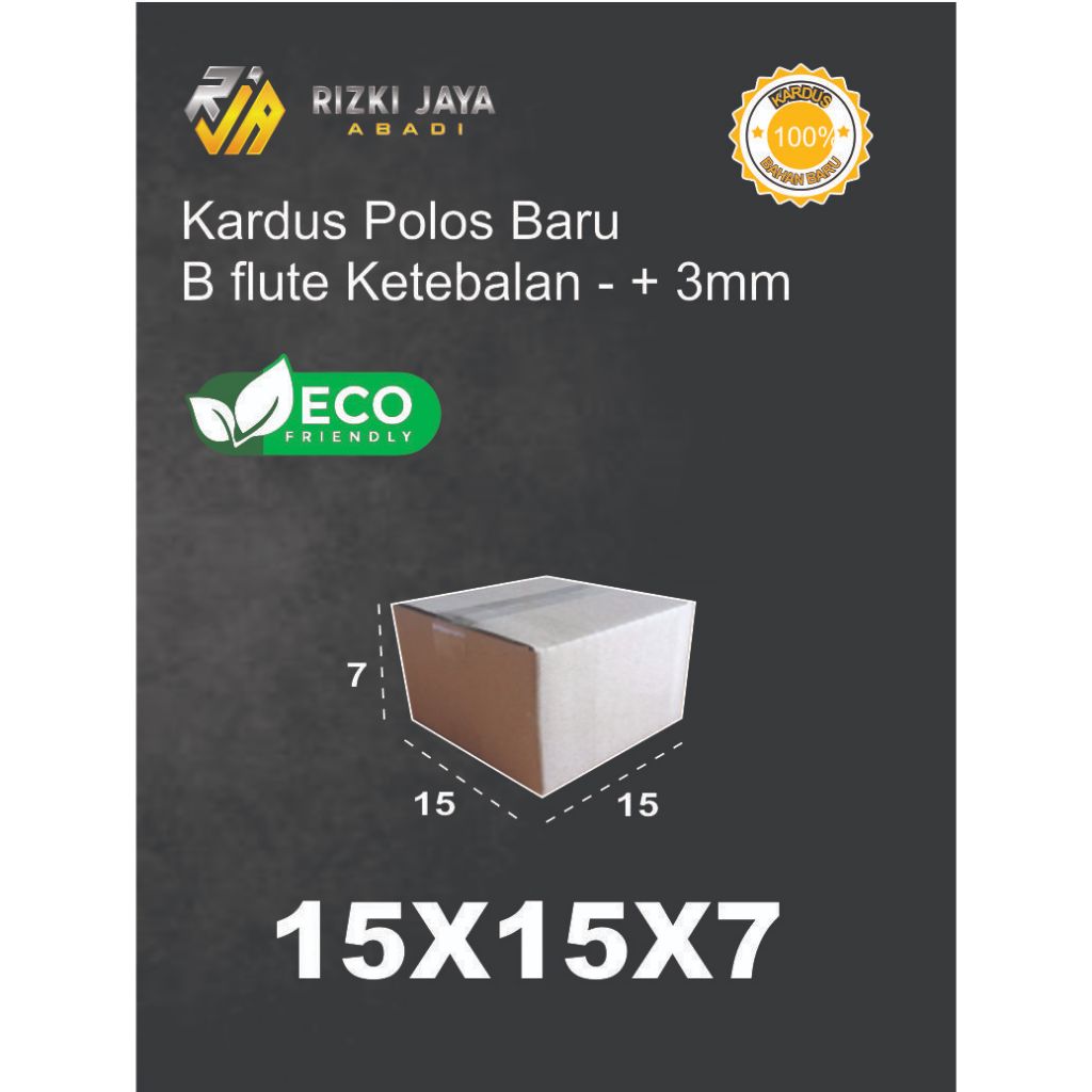 

KARDUS 15X15X7 KARTON BOX POLOS