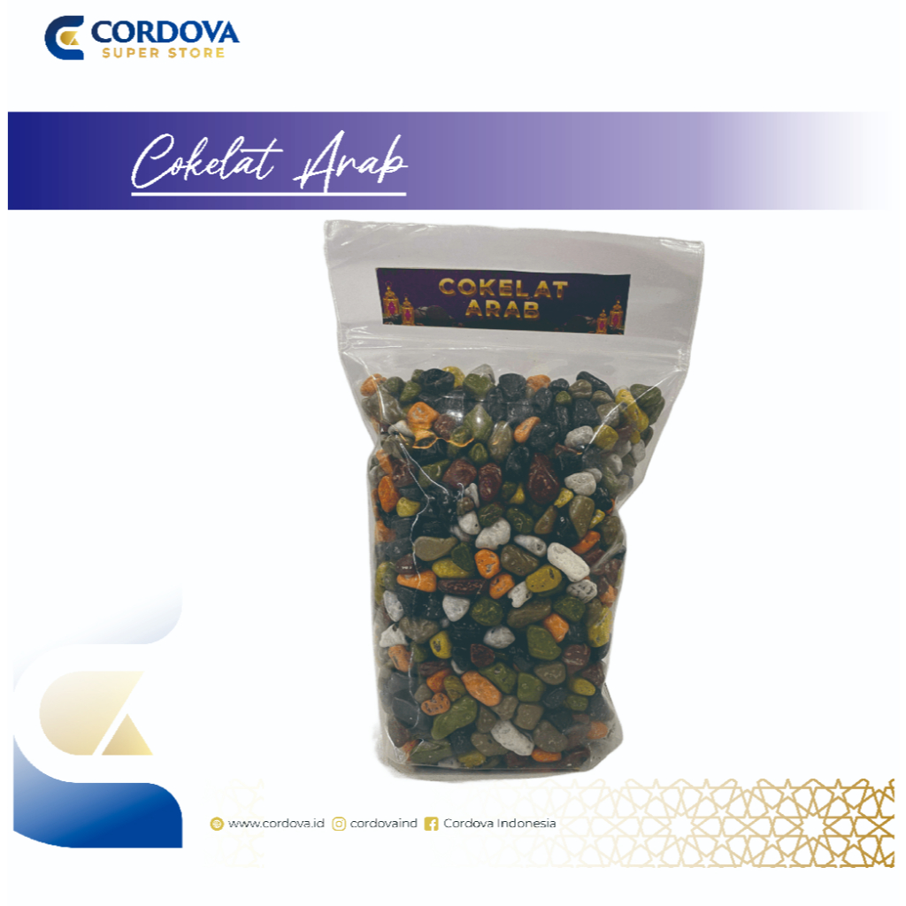 

Cokelat Kerikil Arab 1kg Oleh-oleh Umrah Haji | Cordova Super Store