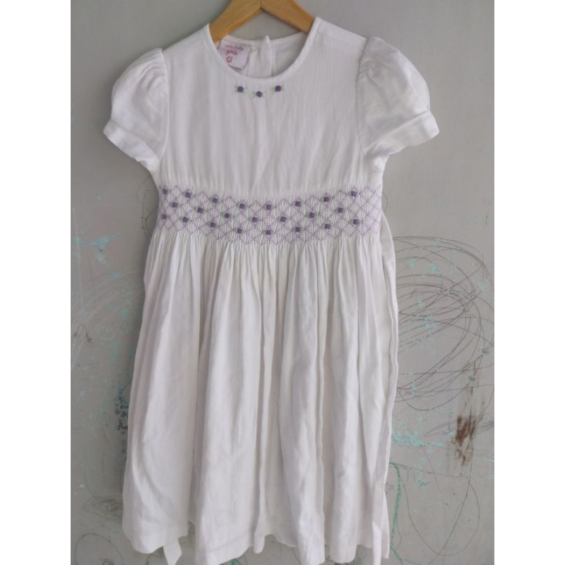 laura ashley smocked dress