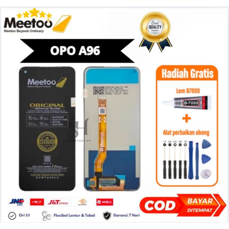Lcd Touchscreen OPO A96 Fullset Original Freelem obeng