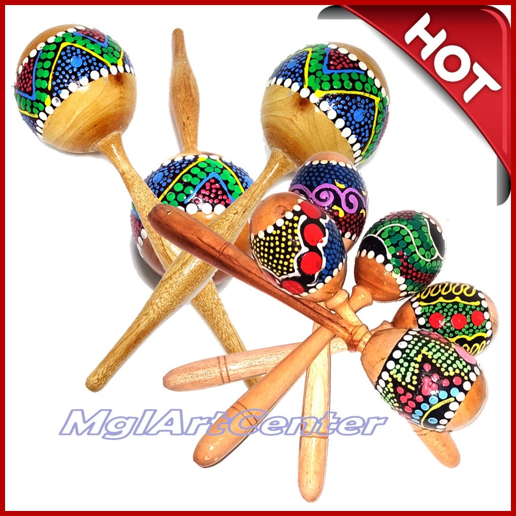 Mainan Alat Musik Tradisional Marakas (Mainan Tradisional, Alat Musik Tradisional)