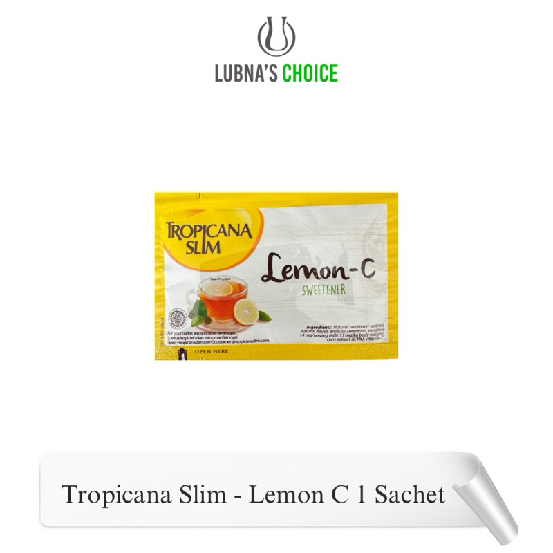 

Tropicana Slim Sweetener Lemon-C 1 Sachet