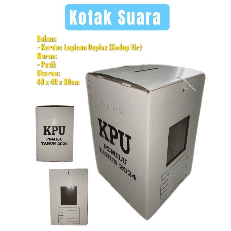 

KOTAK SUARA PEMILU KARDUS KPU PILKADES