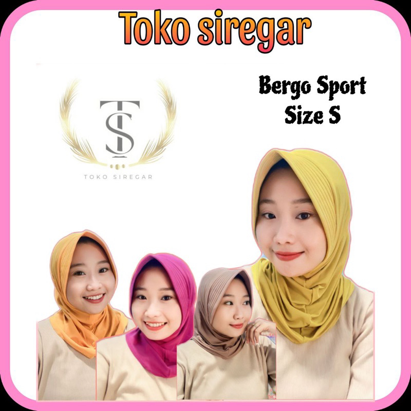 TS || JILBAB SPORT BERGO // JILBAB VOLLEY // JILBAB SPORT