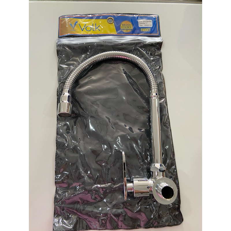 Kran cuci piring tembok fleksibel Volk Bima 151
