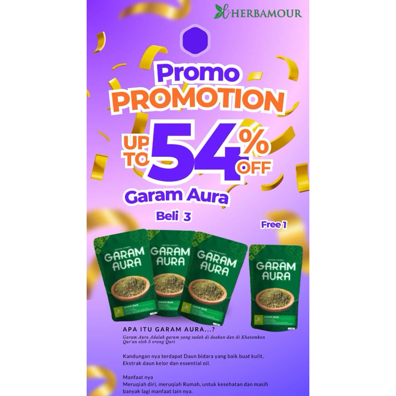 

PROMO LAUNCHING GARAM AURA 500GRAM