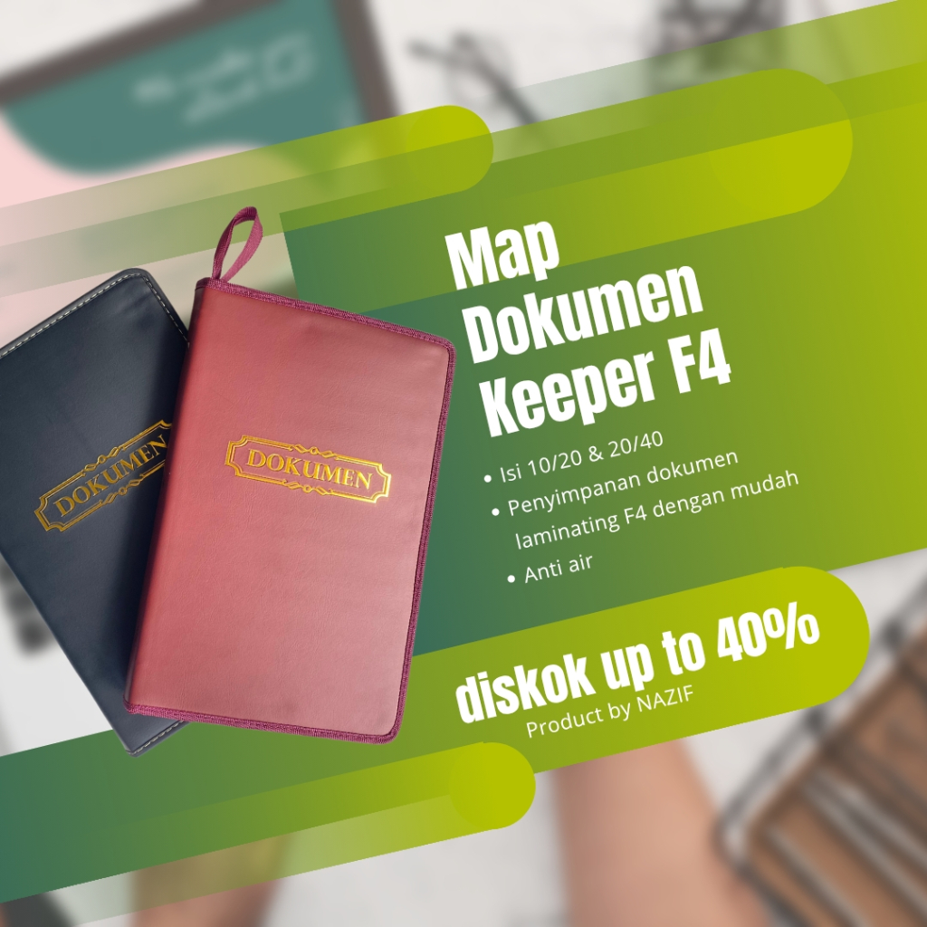 

MAP DOKUMEN F4 TEMPAT PENYIMPAN DOKUMEN KEEPER 10/20 DAN 20/40 FILE