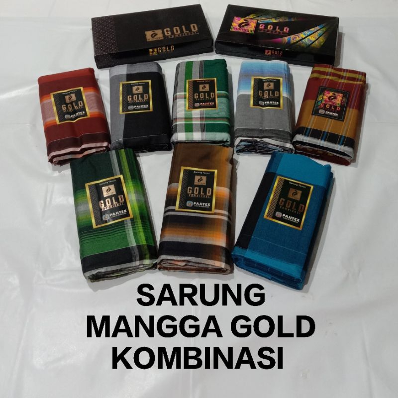 SARUNG MANGGA GOLD KOMBINASI