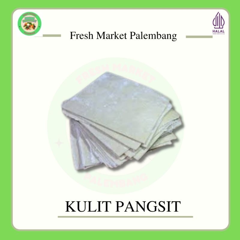

Kulit Pangsit -Fresh Market Palembang-