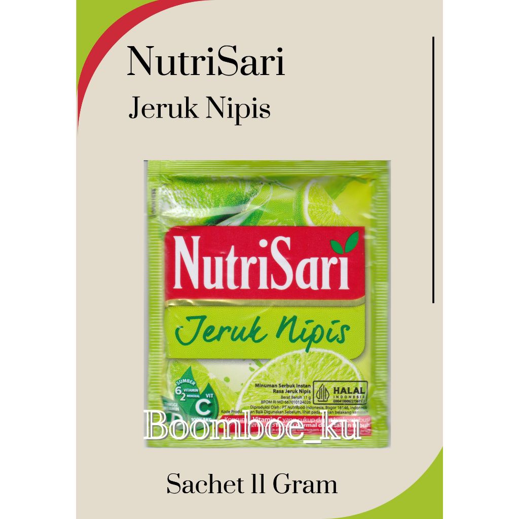 

NutriSari Jeruk Nipis 11Gram