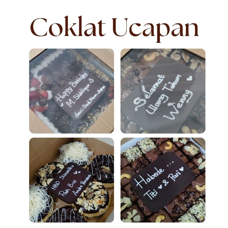 

Coklat Ucapan