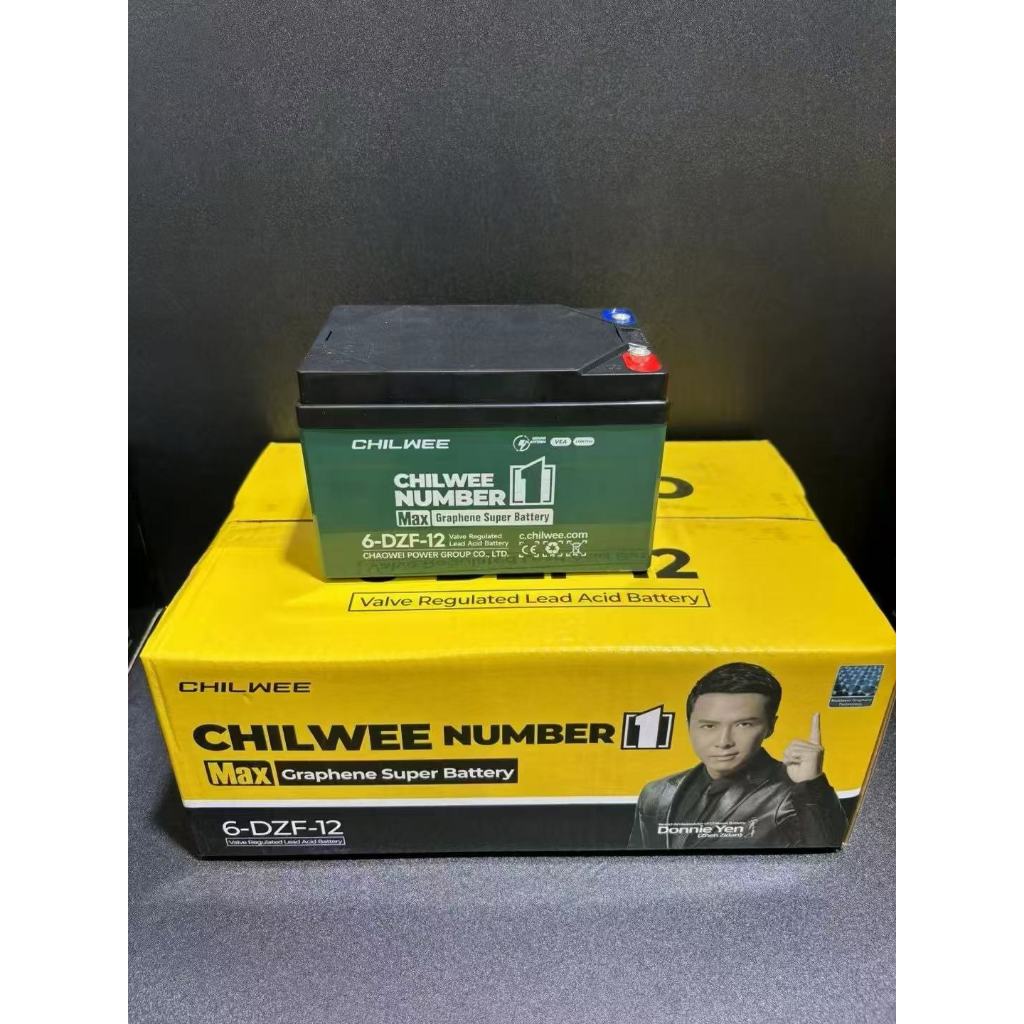 Chilwee Baterry 6-DZF-12 / Baterai Chilwee Number Max Graphene Super Baterai 6-DZF-12