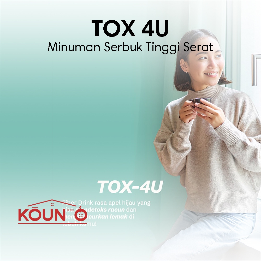 

Minuman Serbuk Tinggi Serat Mendukung Pencernaan dan Detox Tubuh secara Optimal TOX 4U (1 BOX ISI 15PCS)