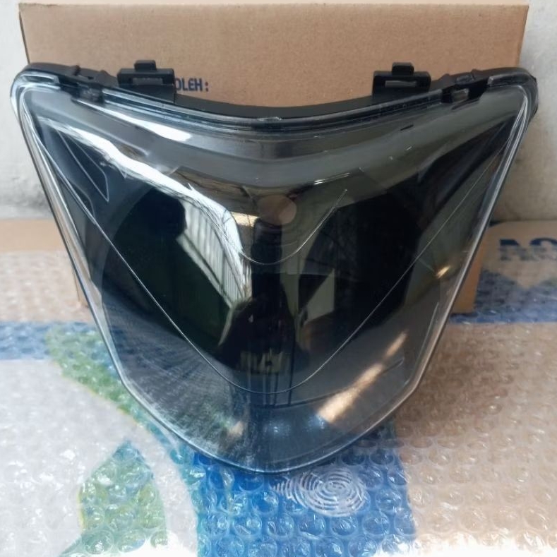 REFLEKTOR LAMPU DEPAN JUPITER MX OLD MX 135 LAMA CUSTOM BLACK SMOKE