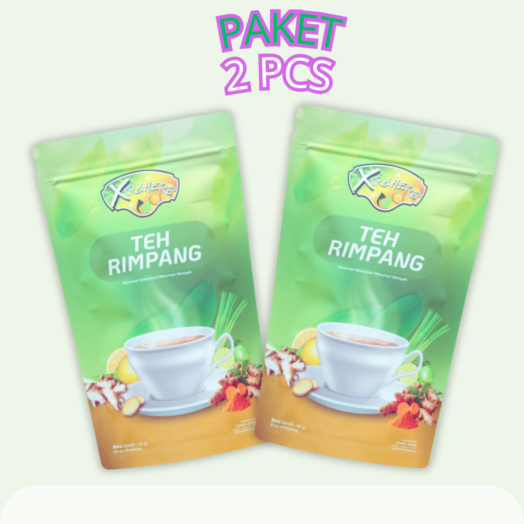 

Paket 2 Pcs | Teh Rimpang Xtraherb | Minuman Rempah ala JSR | 100% Alami Dan HALAL