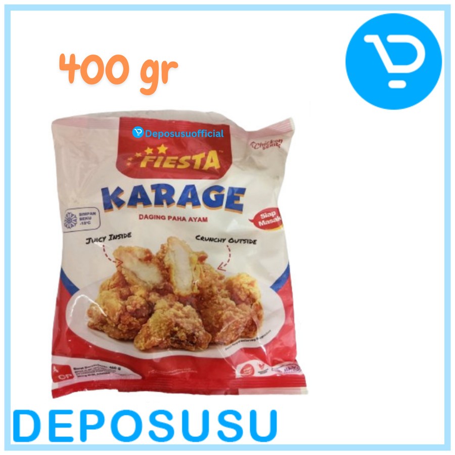 

FIESTA CHICKEN KARAGE 400gr - daging paha ayam cepat saji