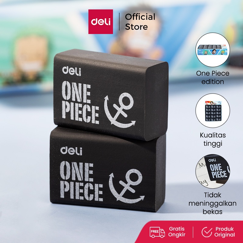 

Deli One Piece School Eraser / Penghapus Gambar One Piece Tidak Cepat Kotor Kualitas Tinggi EH31X