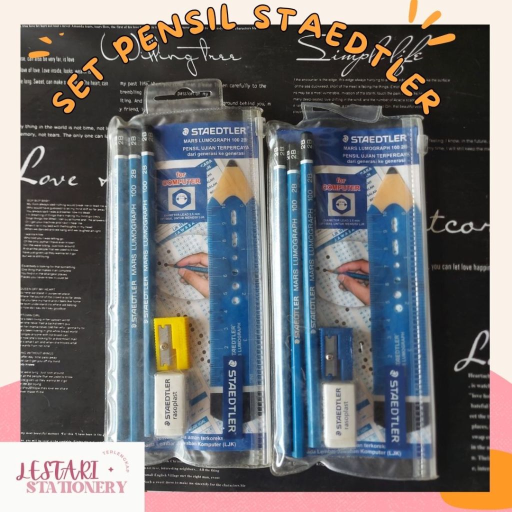 

Pensil Set Staedtler Lumograph | Set Alat Tulis | Pensil Set Murah | Pensil 2B | Lestari Stationery