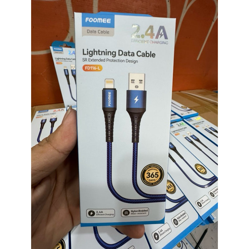Kabel Data IPhone FOOMEE FD116-L Original