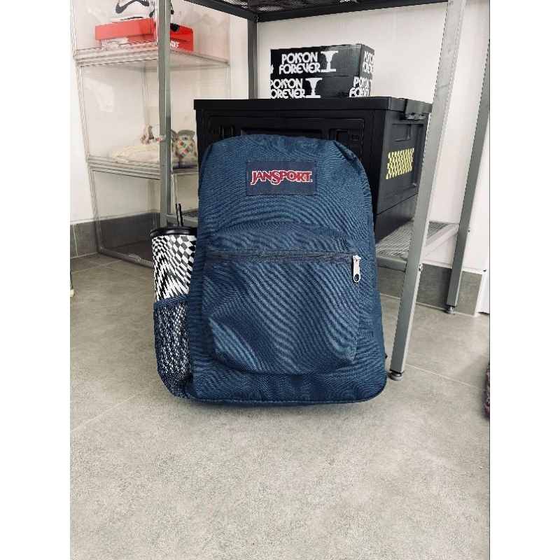 Tas Ransel , Jansport Cross Town Navy 100%Original