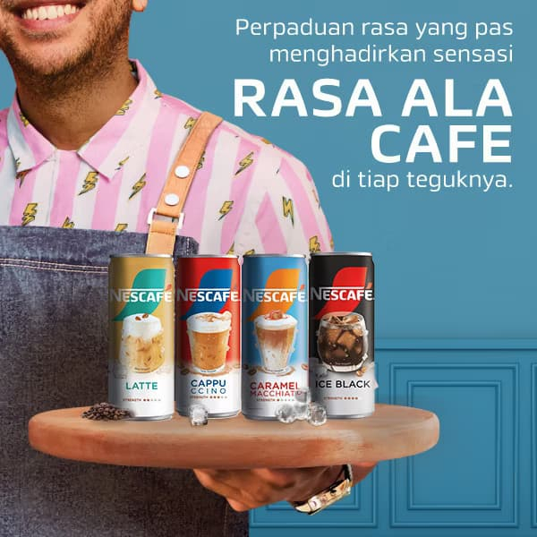 

Nestle Nescafe RTD 220ml X 4 pcs (Cappucino,Ice Black,Caramel Machiato,Latte)