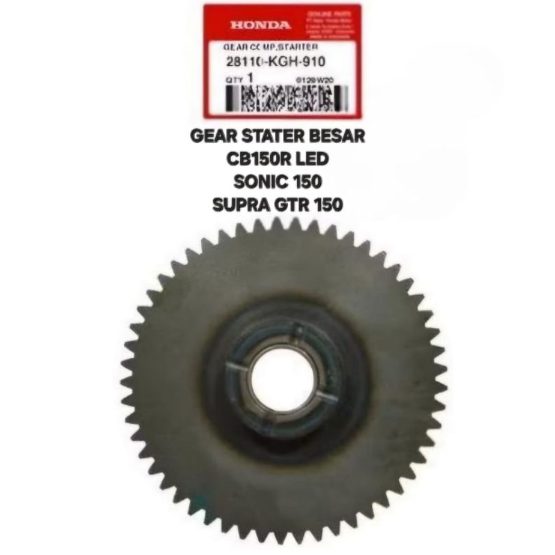 GEAR GIGI STARTER STATER BESAR CB150R CB 150 R LED SONIC SUPRA GTR 150 ORIGINAL
