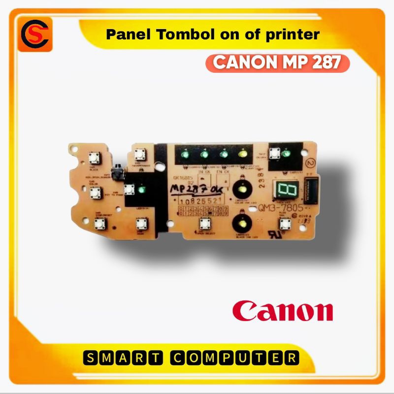 Panel Tombol on of printer canon mp287