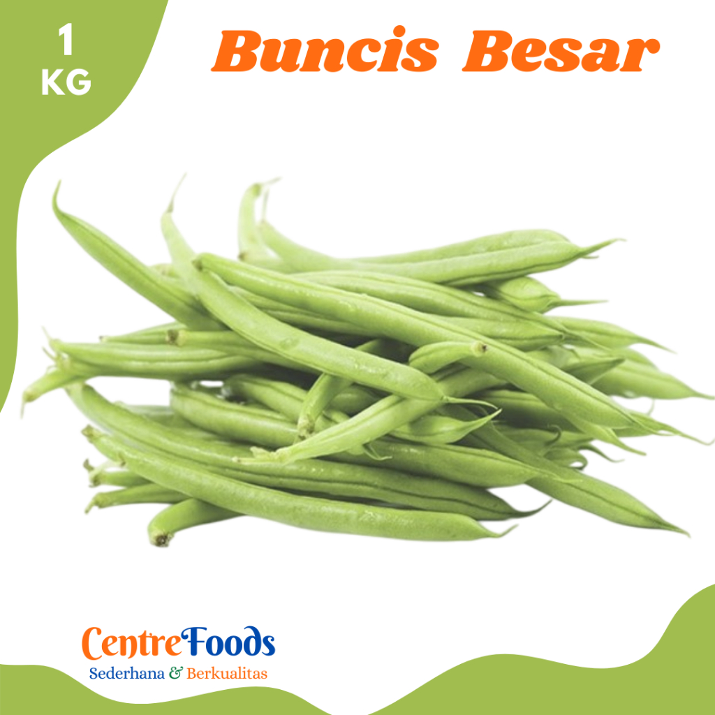 

BUNCIS Besar - Buncis Lokal Fresh | 1.000gr [ Harga Per KG ]