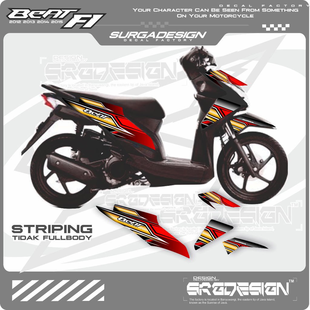 STRIPING BEAT FI, STRIPING BEAT, STIKER BEAT FI, STRIPING BEAT FI 2013, STRIPING BEAT FI 2014