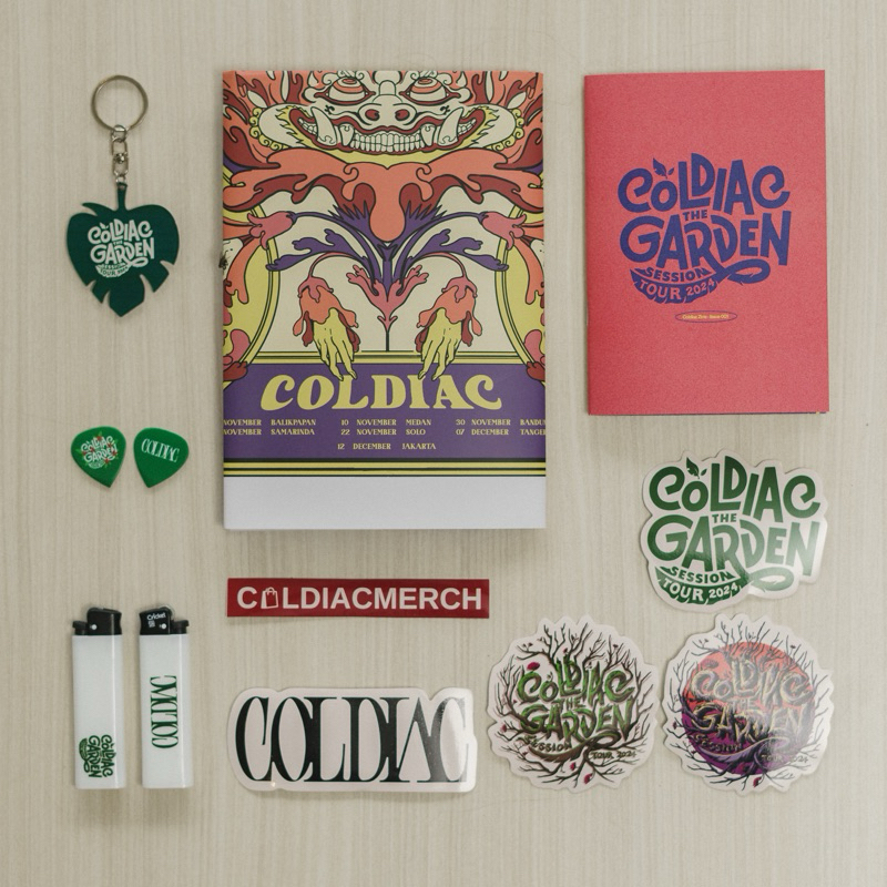 Coldiac The Garden Session 2024 Tour Accessories