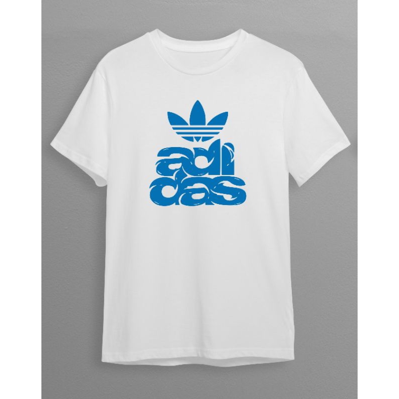 Baju Distro KAOS Adidas V2 Pria Wanita Keren Kekinian