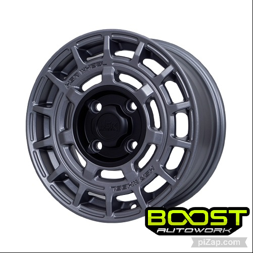 Velg Mobil Pcd 4x114,3 ring 14 MENTAWAI 1455 HSR R14X6 H4X114,3 ET36 MGREY