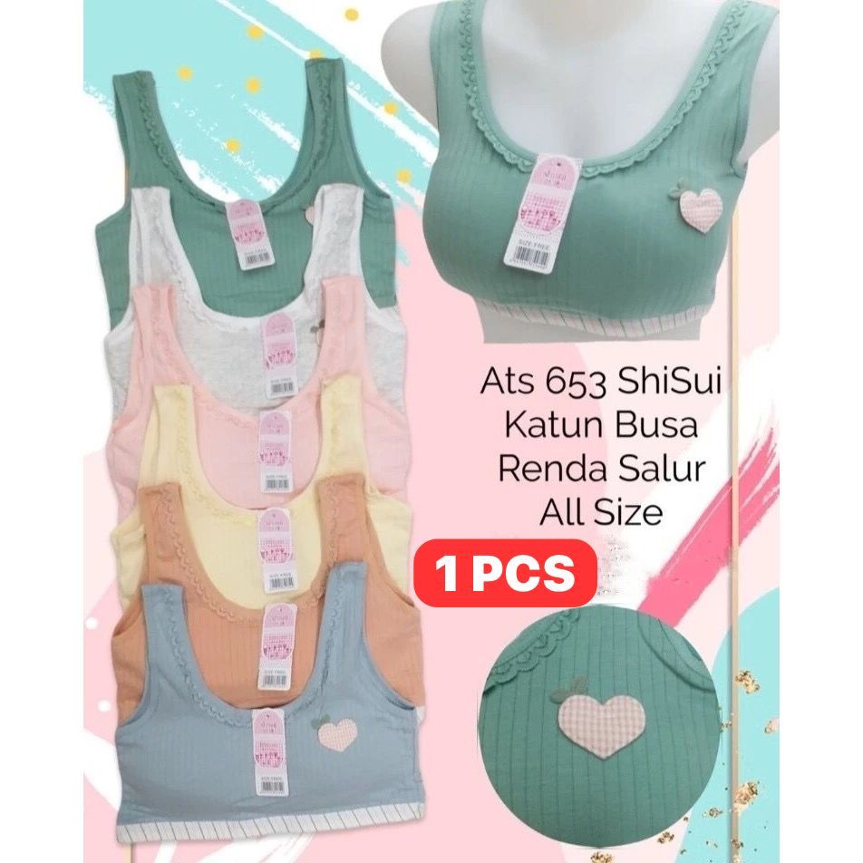 1 PCS MINISET ANAK REMAJA SMP SMA DEWASA BUSA BAHAN KATUN RENDA SALUR SHISUI PREMIUM MINISET